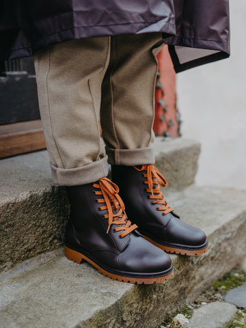 Bottes de pluie marron fonce Dedoles